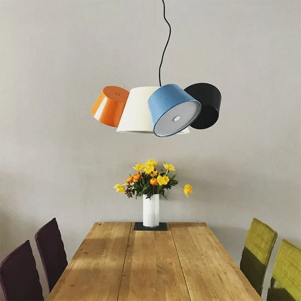 Nordic Modern Home Decoration Ceiling Chandelier Minimalist Macaron Colorful Led Lamp Living Room Dining Bedroom Salon Lightings