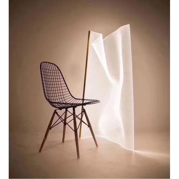 SANDYHA Modern Home Decoration Designer Lamp Nordic Light Luxury Style Alien Acrylic Floor Lamp Living Room Bedroom Led Lights