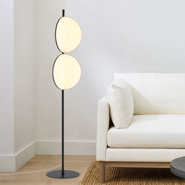 Nordic Designer Rotatable Blades LED Floor Lamp Postmodern Simple Standing Table Light for Villa Living Room Study Bedroom Decor