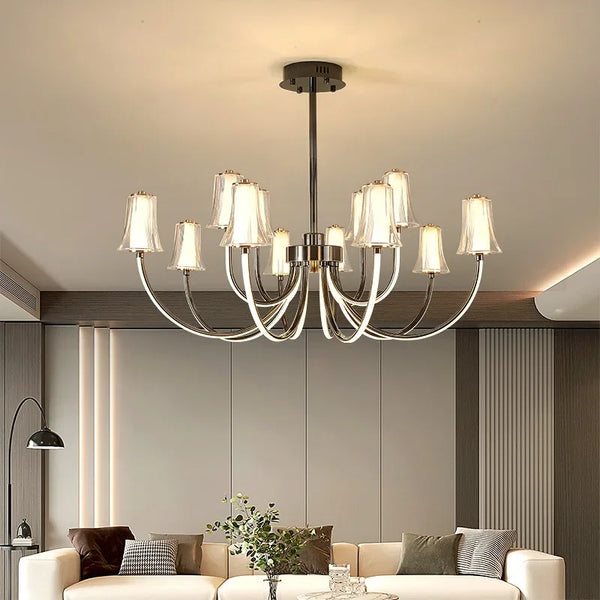 Luxury Postmodern Chandeliers Minimalist Design LED Lamp for Living Dining Room Bedroom Home Decor Lighting Suspension Luminaire